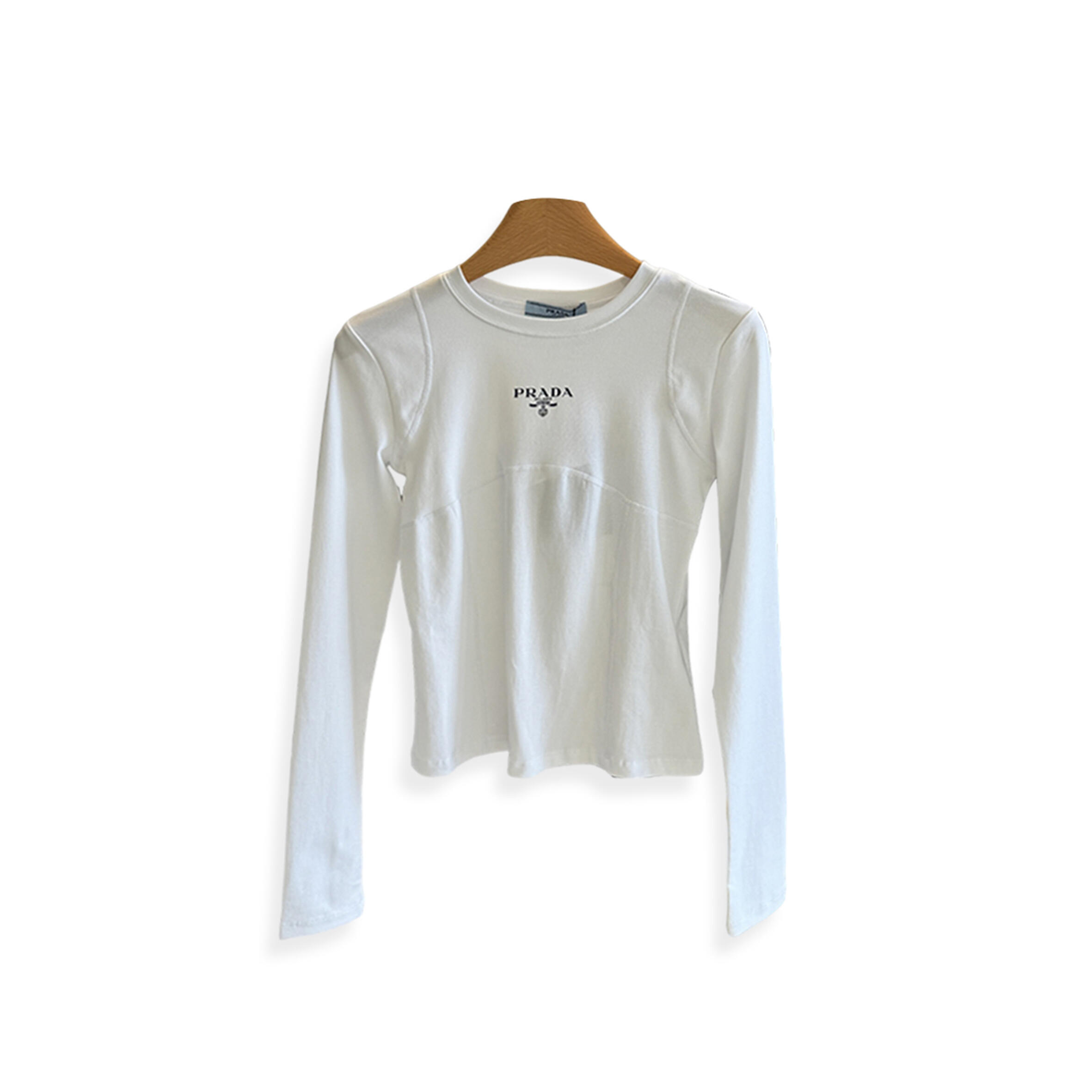 Pra*a letter print long-sleeve base layer